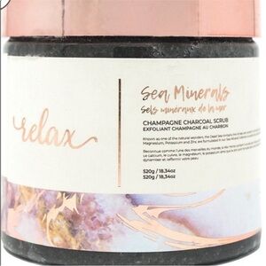 Manna Kadar Sea Minerals Champagne Charcoal Scrub